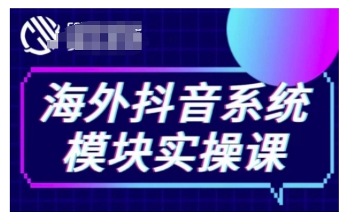 海外抖音Tiktok系统模块实操课,TK短视频带货,TK直播带货,TK小店端实操等-财虎网络科技