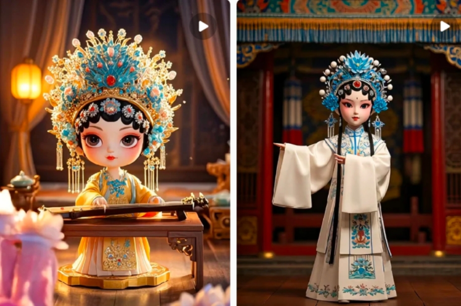 利用AI制做Q版古风娃娃视频，只需三步新手也能做出流量好到爆(附教程+提示…-财虎网络科技