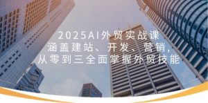2025AI外贸实战课：涵盖建站、开发、营销, 从零到三全面掌握外贸技能-财虎网络科技