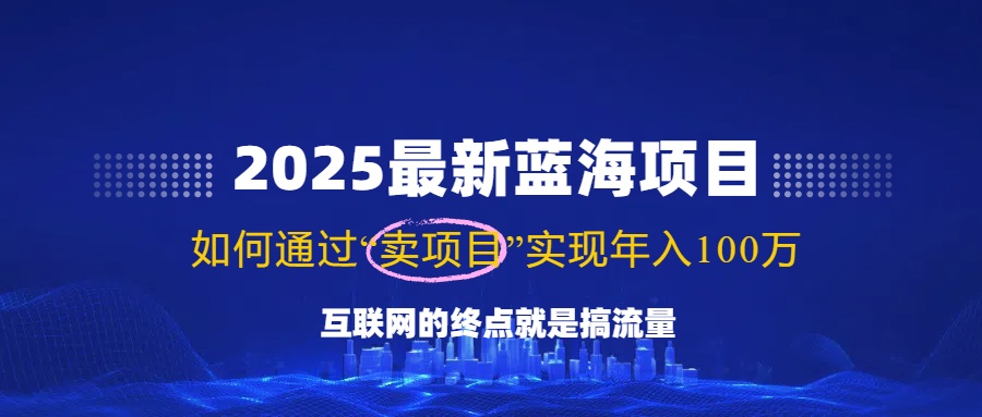 2025最新蓝海项目，零门槛轻松复制，月入10万+，新手也能操作！-财虎网络科技