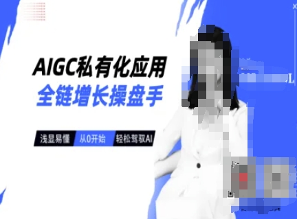 AIGC私有化应用全链增长操盘手,浅显易懂,从0开始轻松,驾驭AI-财虎网络科技