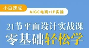 AIGC电商必备实操21节平面设计实战课，教你玩转AI-财虎网络科技