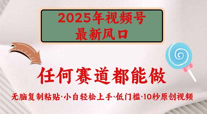2025年视频号新风口，低门槛只需要无脑执行-财虎网络科技
