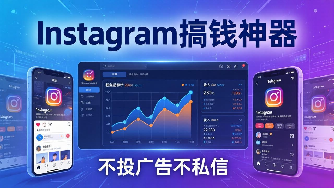 Instagram搞钱神器：月涨6万粉+月入5万刀，不投广告不私信，靠算法+低价产品-财虎网络科技