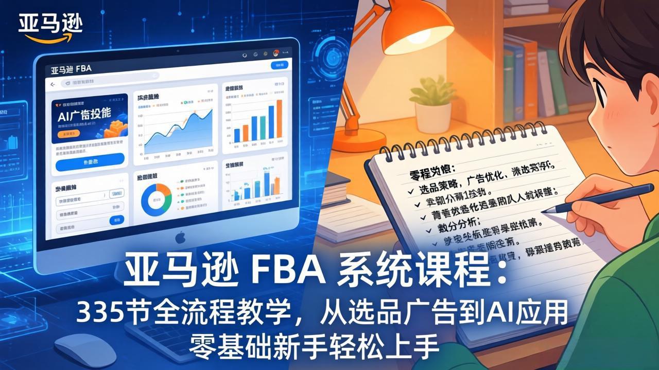 亚马逊 FBA 系统课程(更新26年3月-财虎网络科技