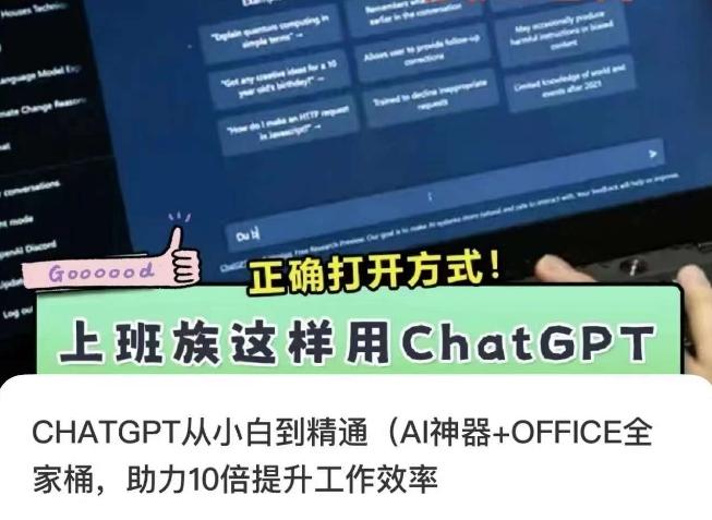 CHATGPT从小白到精通,AI神器+OFFICE全家桶,助力10倍提升工作效率-财虎网络科技