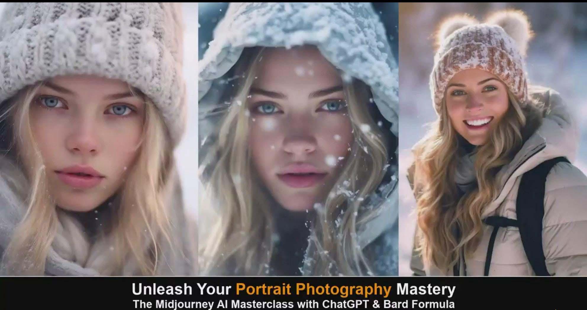 图片[5]-(9312期)Midjourney v5 ChatGPT 和 Bard AI人工智能人像摄影大师班-15节-中英字幕-财虎网络科技