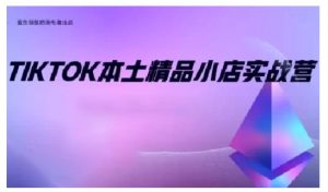 TikTok本土精品小店出海实战营，从入门到高阶，不止0-1!-财虎网络科技