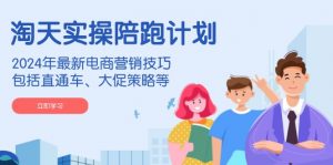 淘天实操陪跑计划,2024年最新电商营销技巧,包括直通车、大促策略等-财虎网络科技