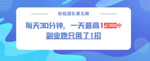 副业她只用了1招，每天30分钟，无脑二创，一天最高1.5k-财虎网络科技