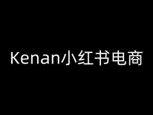 Kenan小红书电商-kenan小红书教程-财虎网络科技