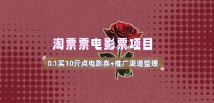 电影票无门槛券推广_0.1亓买10亓无门槛+渠道入口(v1.0版教程)-财虎网络科技