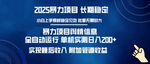 暴力项目舆情信息：多平台全自动运行 单机日入200+ 实现睡后收入-财虎网络科技
