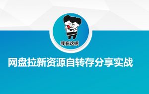 网盘拉新资源自动转存分享实战-财虎网络科技