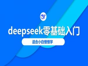 deepseek零基础入门-deepseek教程2025，适合小白慢慢学-财虎网络科技