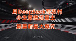 用DeepSeek写小生意做流量主,篇篇都是大爆文-财虎网络科技