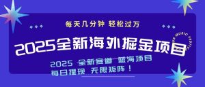 2025最新海外掘金项目 一台电脑轻松日入500+-财虎网络科技