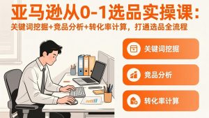 亚马逊从0-1选品实操课(更新3月-财虎网络科技