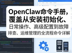 OpenClaw命令手册,覆盖从安装初始化、日常操作、高级配置到故障排查、运维管理的全流程命令详解-财虎网络科技