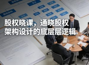 股权晓课，通晓股权架构设计的底层逻辑-财虎网络科技