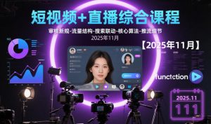 短视频+直播综合课程,审核新规-流量结构-搜索联动-核心算法-推流细节【更新3月】-财虎网络科技