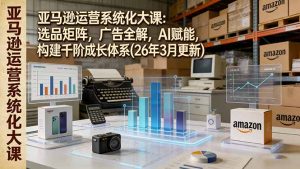 亚马逊运营系统化大课：选品矩阵，广告全解，AI赋能，构建千阶成长体系(26年3月更新-财虎网络科技