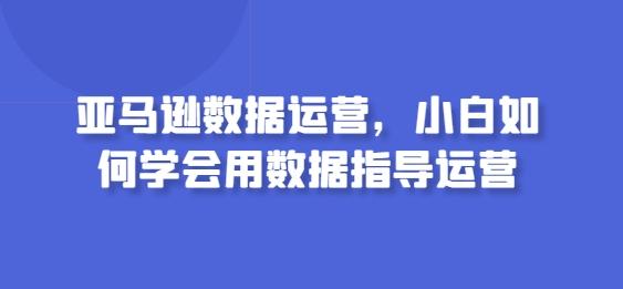 亚马逊数据运营，小白如何学会用数据指导运营-财虎网络科技
