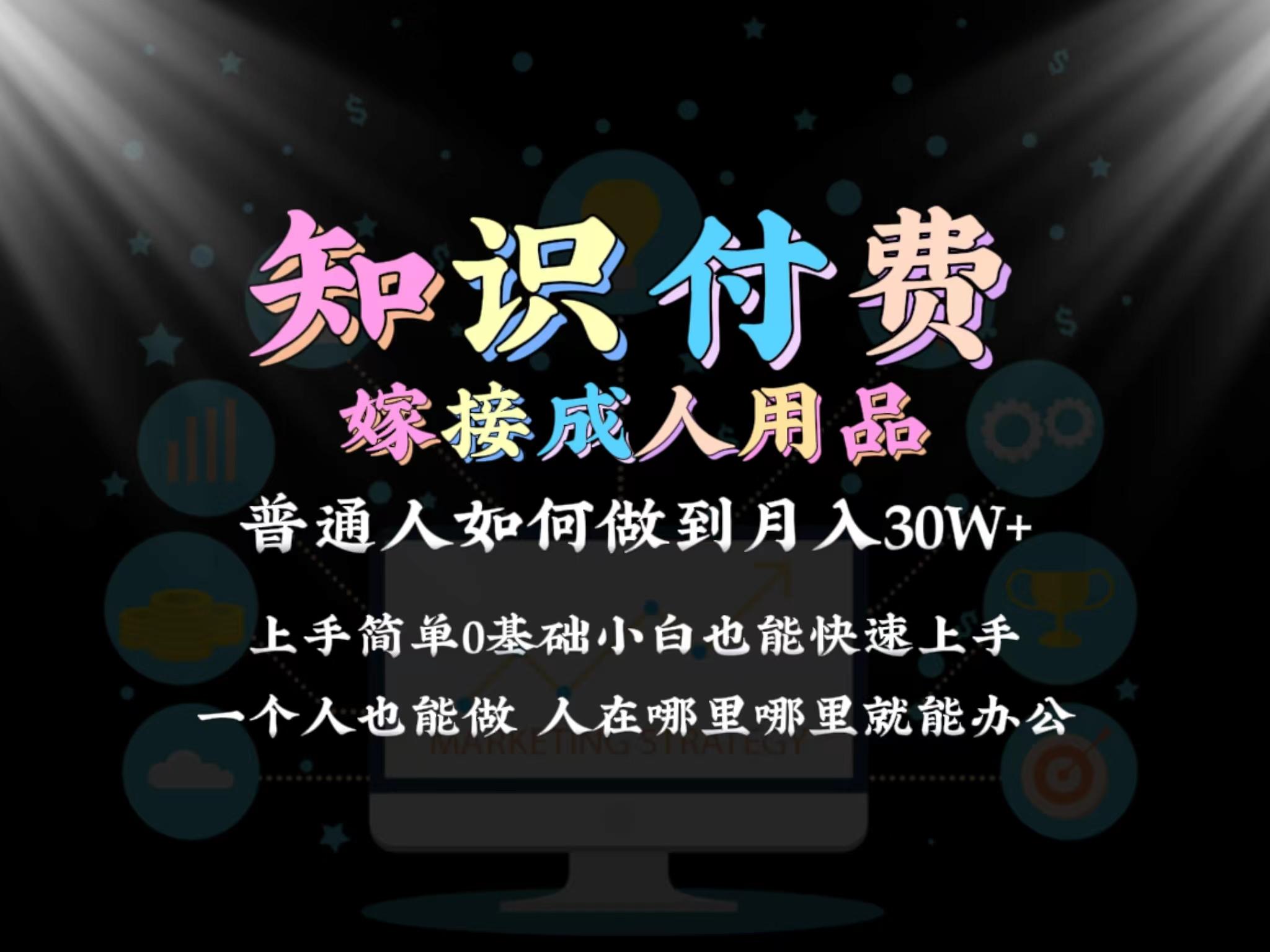 2024普通人做知识付费结合成人用品如何实现单月变现30w 保姆教学1.0-财虎网络科技