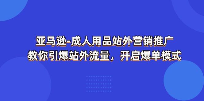 亚马逊-成人用品 站外营销推广  教你引爆站外流量，开启爆单模式-财虎网络科技