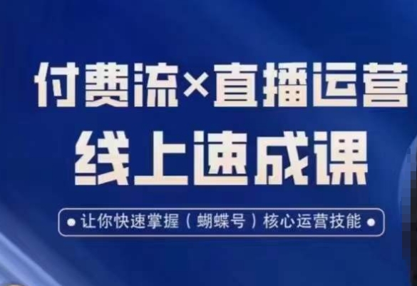 视频号付费流实操课程，付费流✖️直播运营速成课，让你快速掌握视频号核心运营技能-财虎网络科技