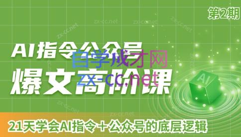 AI破局俱乐部·AI指令公众号高阶课（第2期）-财虎网络科技