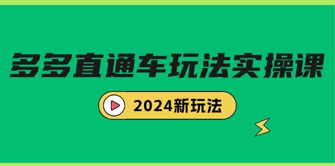 (9412期)多多直通车玩法实战课,2024新玩法(7节课)-财虎网络科技