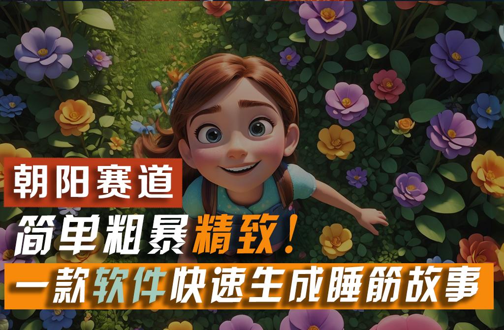 利用一款软件5分钟一条爆款睡筋故事，简单粗暴精致！小白月入2w+-财虎网络科技