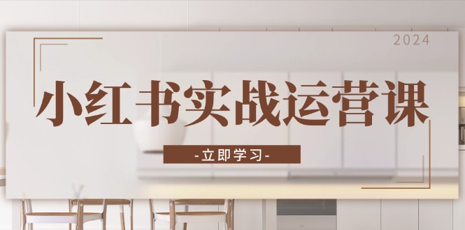 小红书实战运营课：从开通店铺到直播话术，打造爆款笔记与高效直播-财虎网络科技