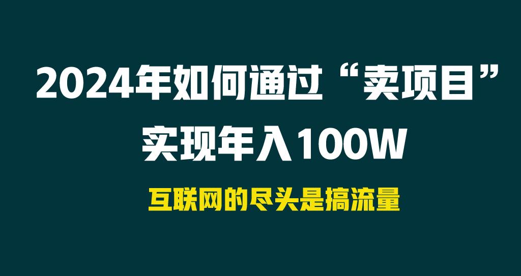 2024年如何通过“卖项目”实现年入100W-财虎网络科技