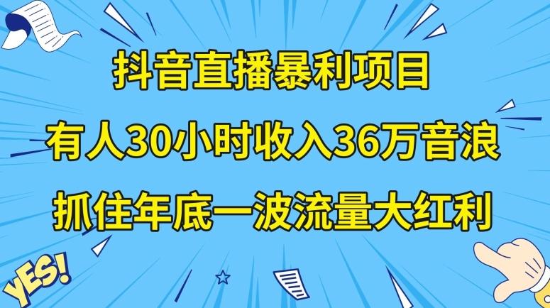 抖音直播暴利项目，有人30小时收入36万音浪，公司宣传片年会视频制作，抓住年底一波流量大红利【揭秘】-财虎网络科技