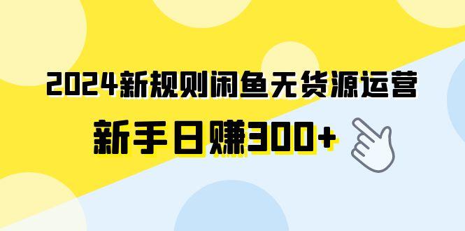 (9522期)2024新规则闲鱼无货源运营新手日赚300+-财虎网络科技