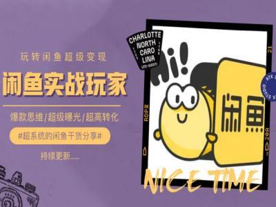 手把手教你0到1系统玩转闲鱼变现，爆款思维/超级曝光/超高转化-财虎网络科技