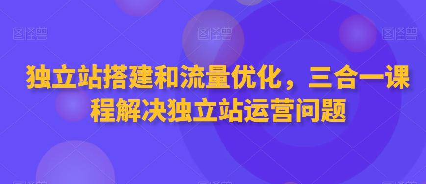 独立站搭建和流量优化，三合一课程解决独立站运营问题-财虎网络科技