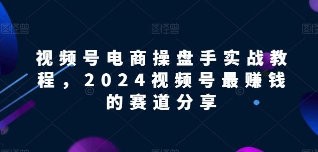 视频号电商实战教程，2024视频号最赚钱的赛道分享-财虎网络科技