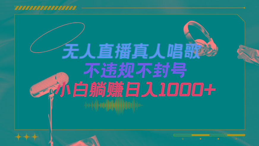 (9622期)抖音24小时无人直播音乐，不违规，不封号纯撸音浪，小白实操当天日入1000+-财虎网络科技