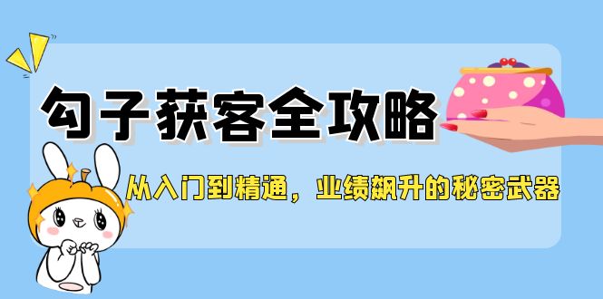 从入门到精通，勾子获客全攻略，业绩飙升的秘密武器-财虎网络科技