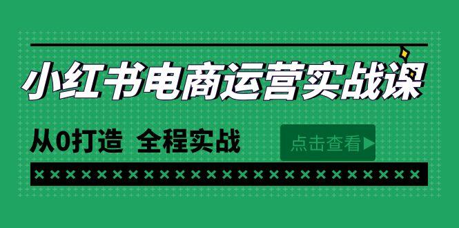 (9946期)最新小红书·电商运营实战课，从0打造  全程实战(65节视频课)-财虎网络科技