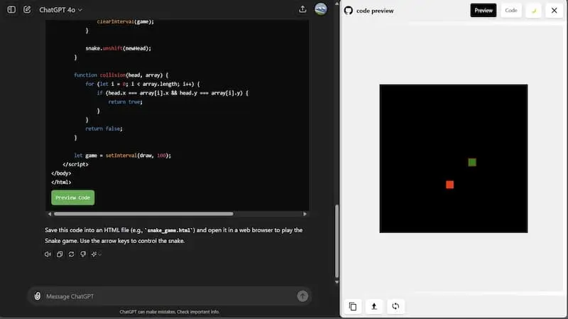ChatGPT Code Preview｜AI编程预览工具-财虎网络科技