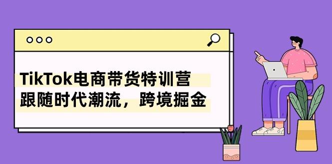 TikTok电商带货特训营,跟随时代潮流,跨境掘金(8节课-财虎网络科技