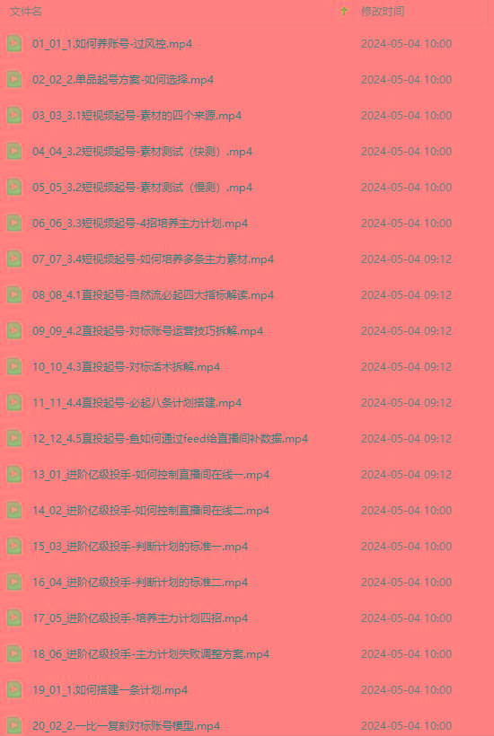 图片[1]-2024单品正价起号，直播素材投流选品：选品课+投流课+素材课+卡首屏/100节-财虎网络科技