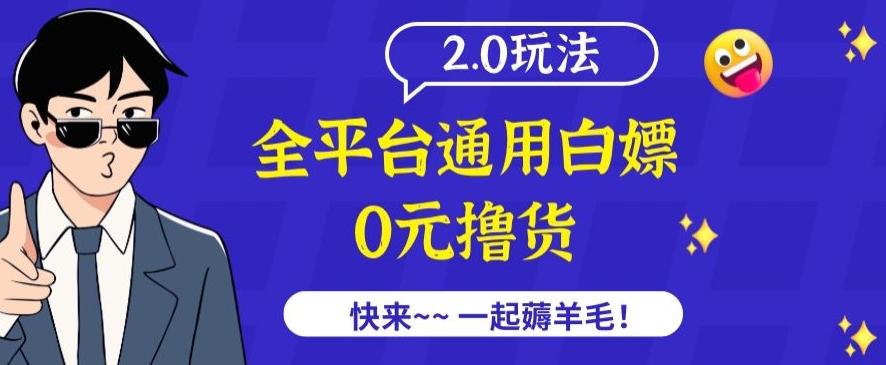 外面收费2980的全平台通用白嫖撸货项目2.0玩法【仅揭秘】-财虎网络科技