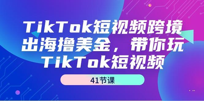 TikTok短视频跨境出海撸美金，带你玩TikTok短视频(41节课)-财虎网络科技