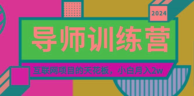 《导师训练营》精准粉丝引流的天花板，小白月入2w-财虎网络科技