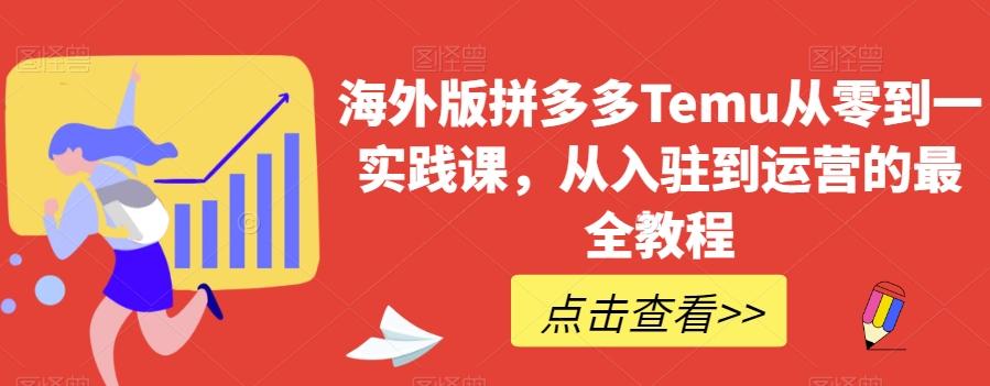 海外版拼多多Temu从零到一实践课，从入驻到运营的最全教程-财虎网络科技